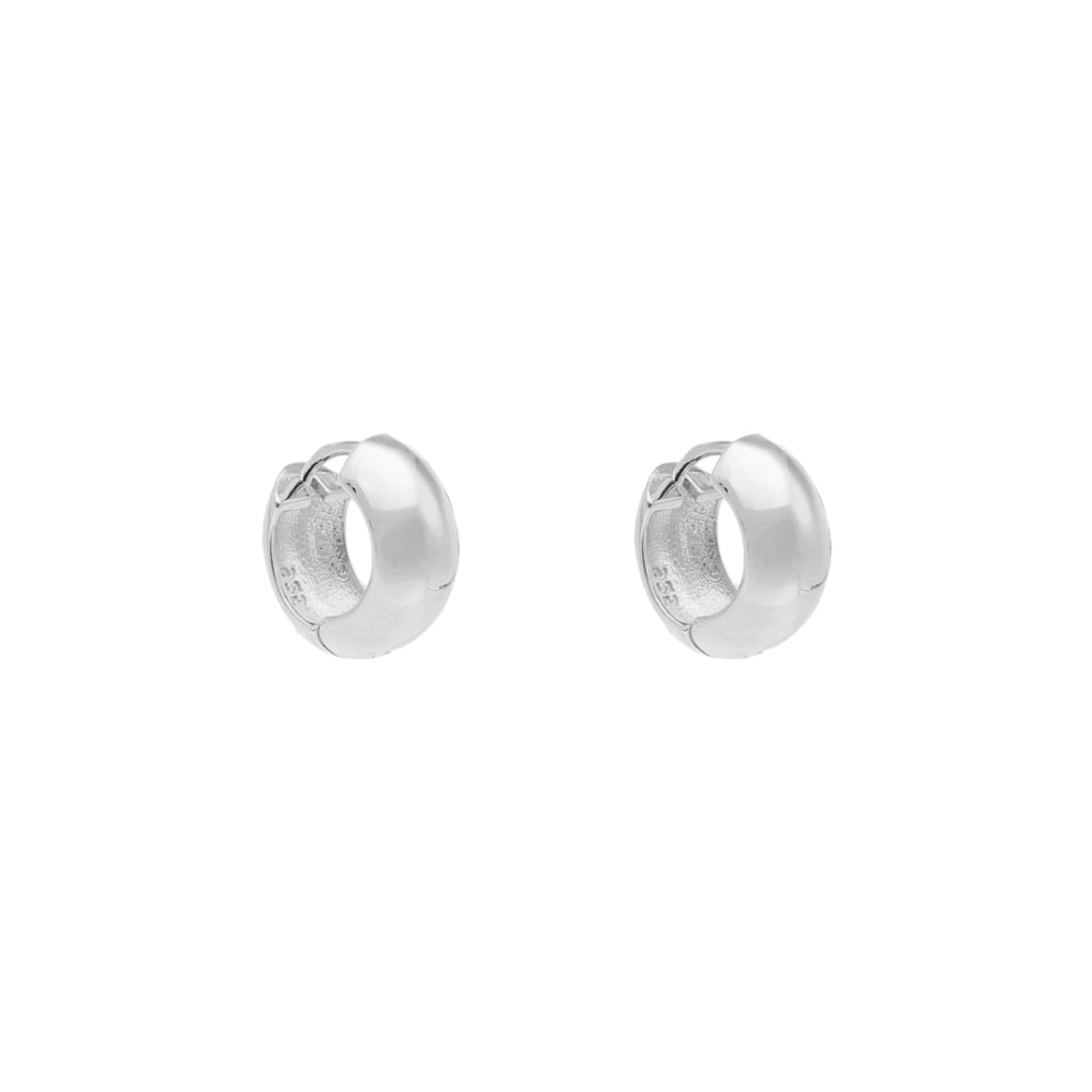 Argolas Largas em Prata (1.2cm)