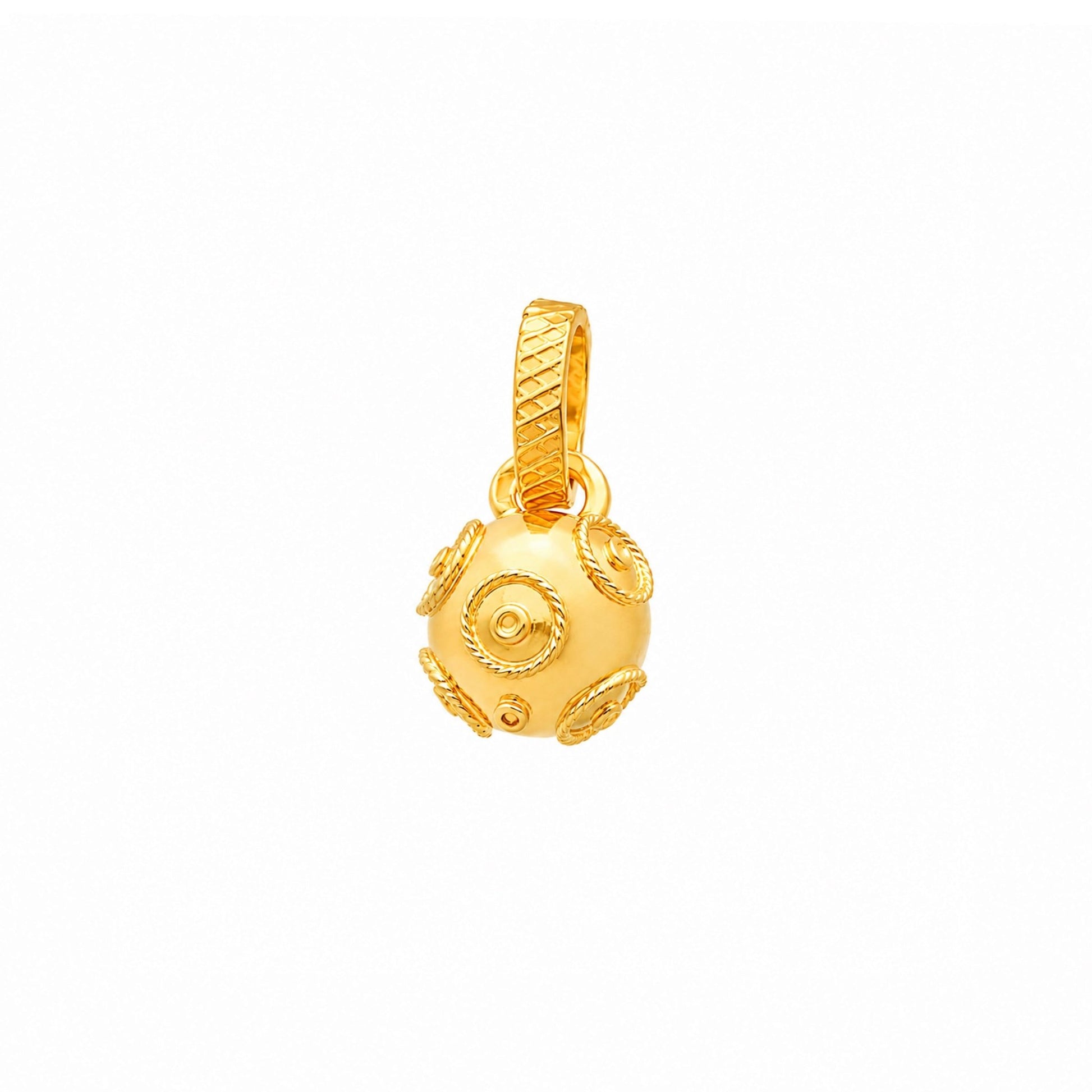 Pendente Conta de Viana em Ouro 19kl - Loja do Ouro