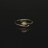 Anel Serpente em Ouro com Diamantes (T16)
