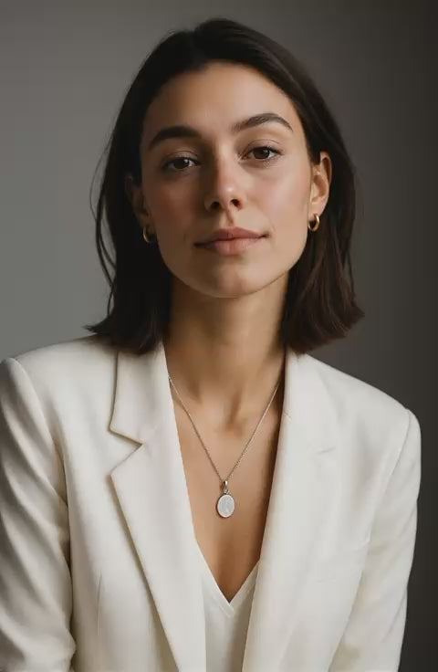 Fio Papa Francisco em Prata