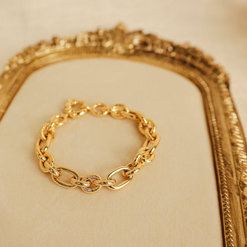 Pulseira Baronesa em Ouro 19kl (19cm) - Loja do Ouro
