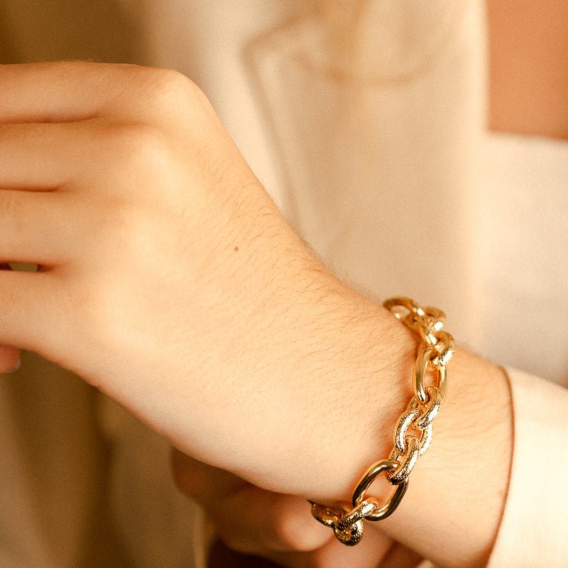 Pulseira Baronesa em Ouro 19kl (19cm) - Loja do Ouro