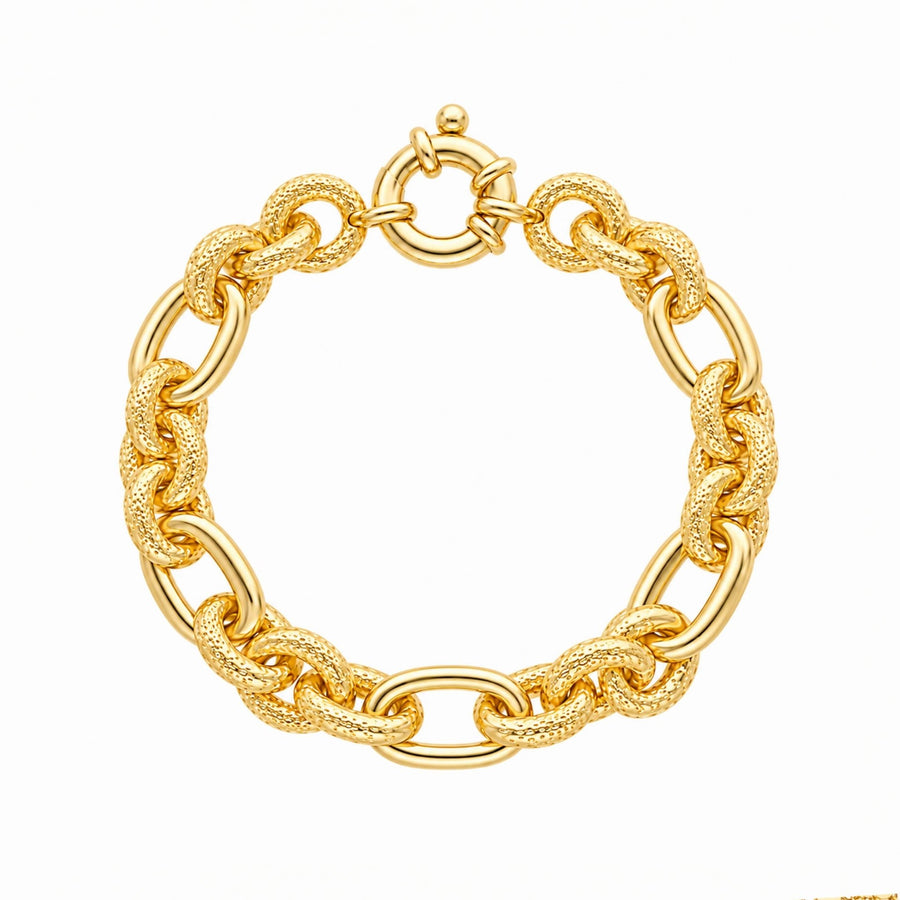 Pulseira Baronesa em Ouro 19kl (19cm) - Loja do Ouro