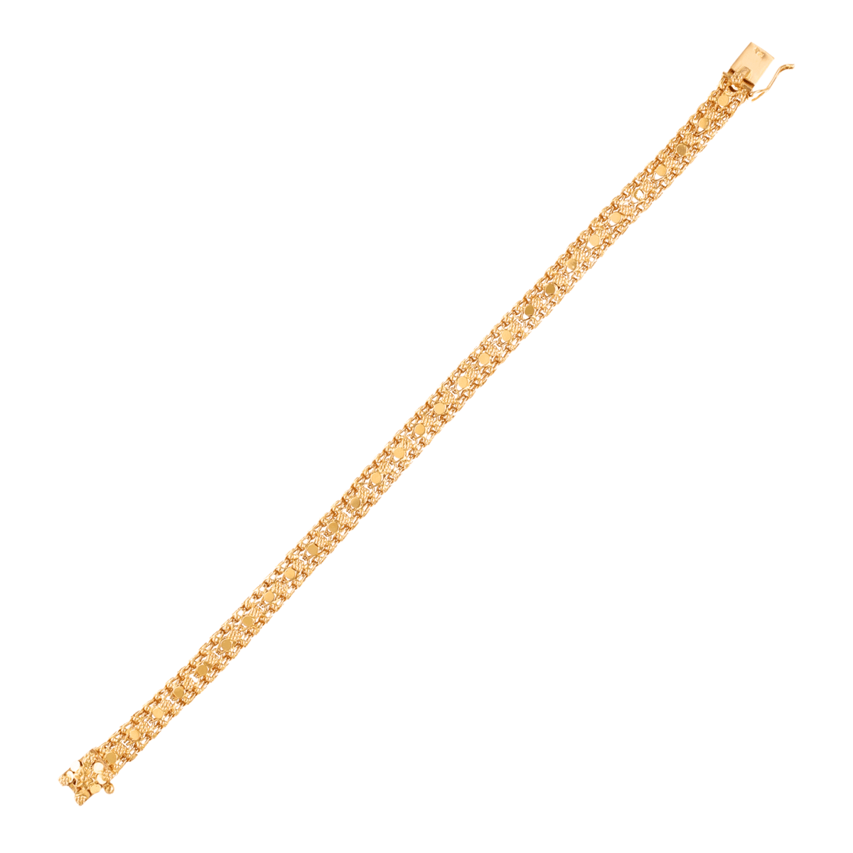 Pulsera de oro de 19 kl con caracoles (19 cm) - Gold Store Premium
