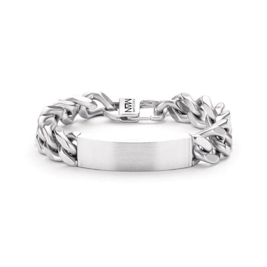 Pulseira Calypso em Aço com Chapa - Loja do Ouro