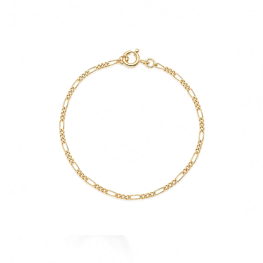 Pulseira Criança Malha 3x1 em Ouro 19kl (13.5cm) - Loja do Ouro