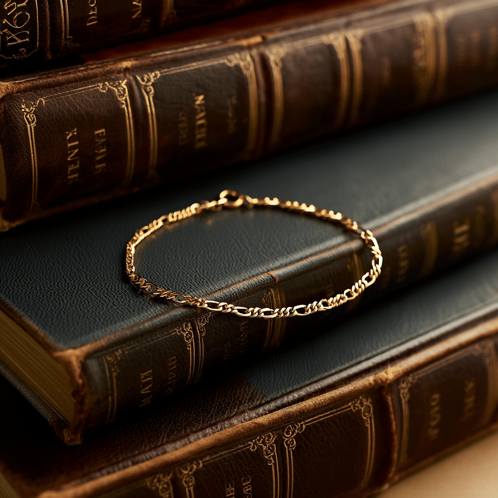 Pulsera infantil de malla 3x1 en oro 19kl (14cm) - Gold Store Premium