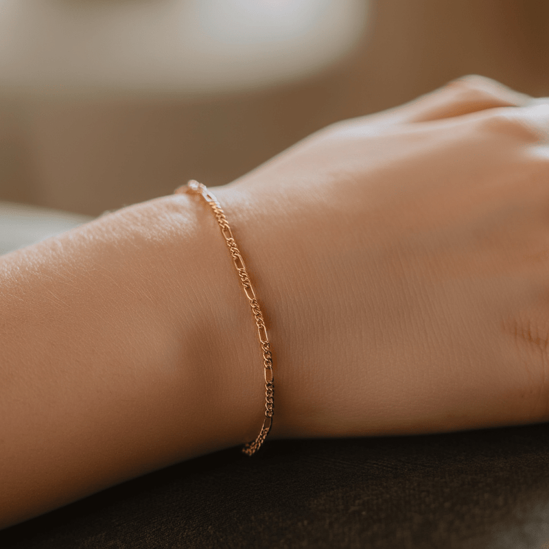 Pulseira Criança Malha 3x1 em Ouro 19kl (14cm) - Loja do Ouro