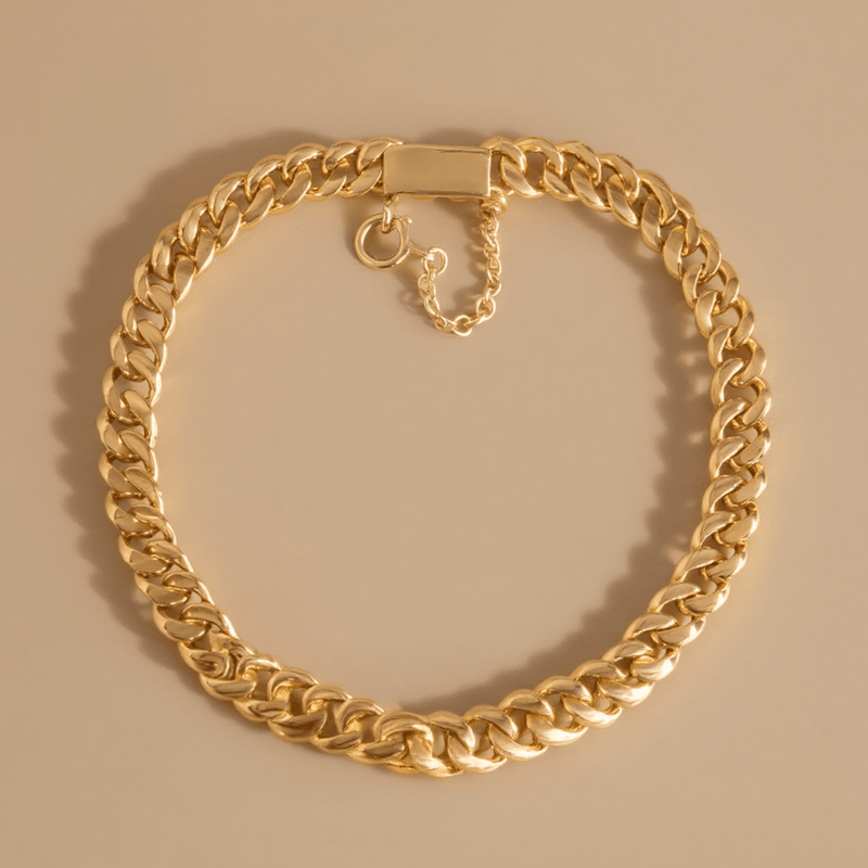 Pulseira de Homem em Ouro 19kl com Malha Barbela (20cm) - Loja do Ouro