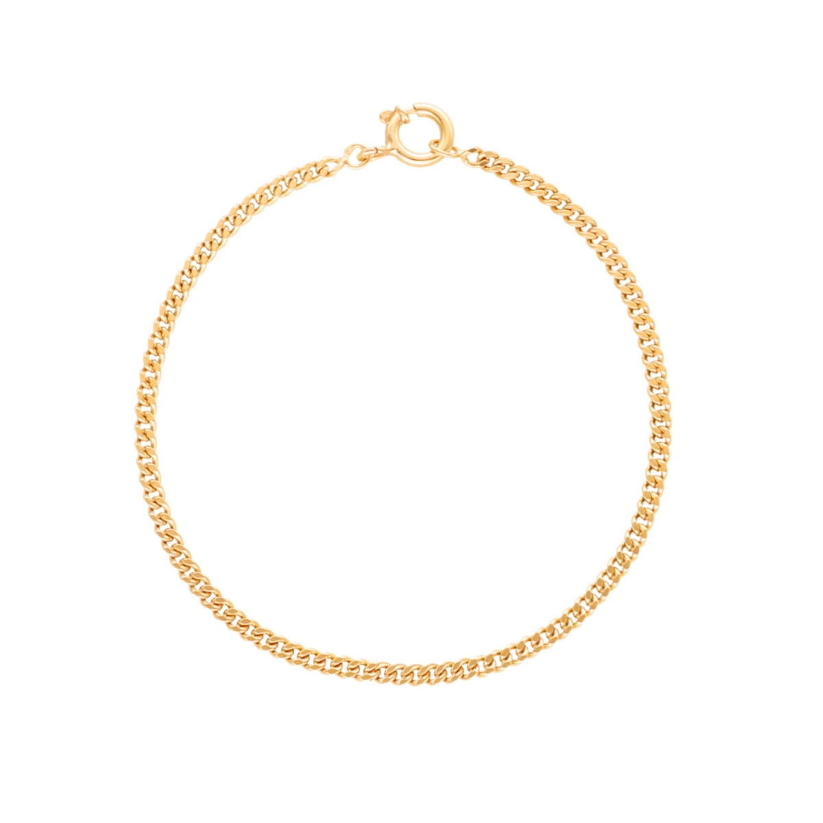 Pulsera de oro de 19 kl con malla Barbela (16cm) - Gold Store Premium