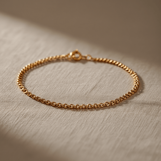 Pulseira em Ouro 19kl com Malha Cordão (19.5cm) - Loja do Ouro