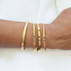 Pulseira Escrava em Aço com Ondas - Loja do Ouro