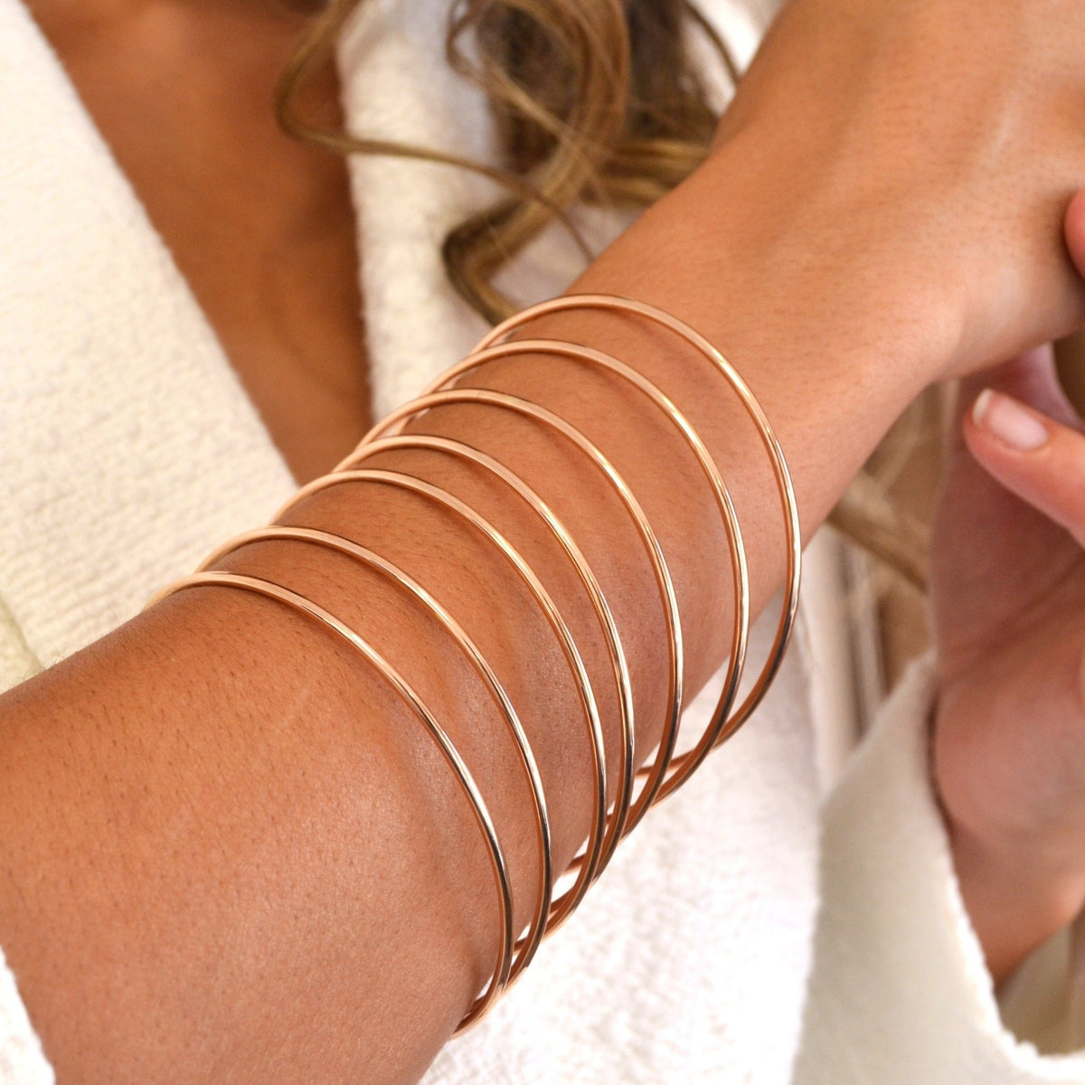 Pulsera de esclavo en oro de 19 kl (6