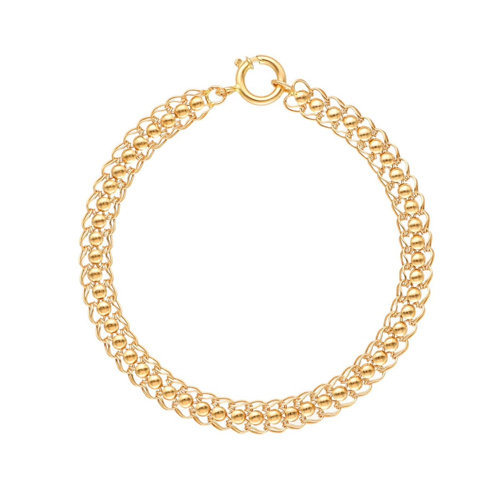 Pulseira Madame Bella em Ouro (19cm) - Loja do Ouro