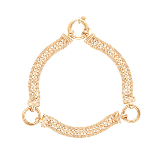 Pulseira Madame em Ouro 19kl (17.5cm) - Loja do Ouro