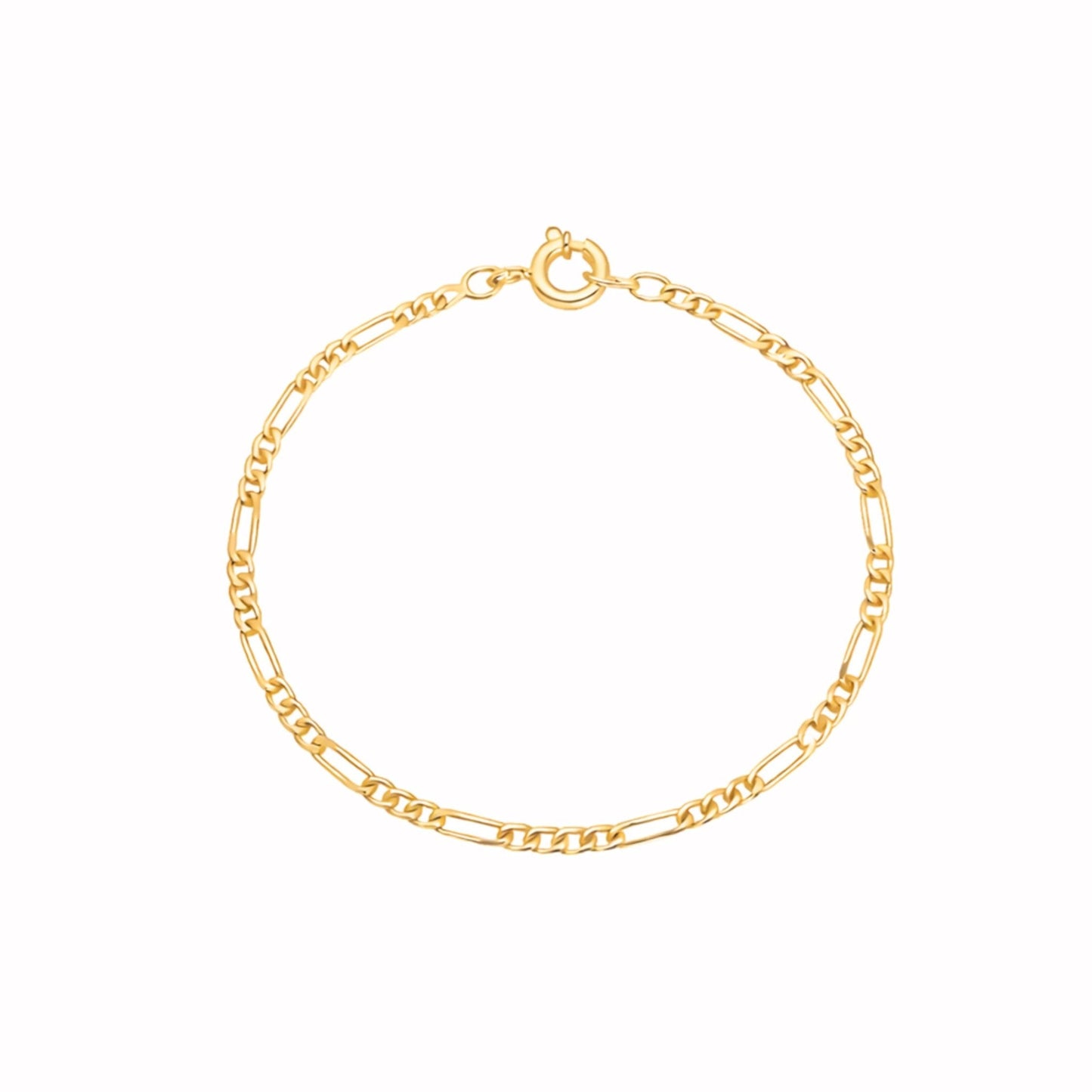 Pulseira Malha 3x1 em Ouro 19kl (13cm) - Loja do Ouro