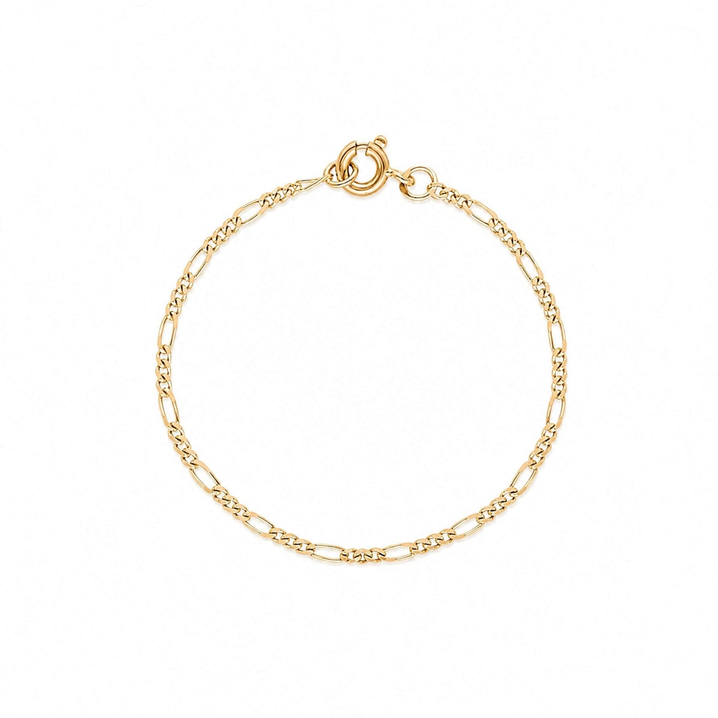 Pulseira Malha 3x1 em Ouro 19kl (16.6cm) - Loja do Ouro