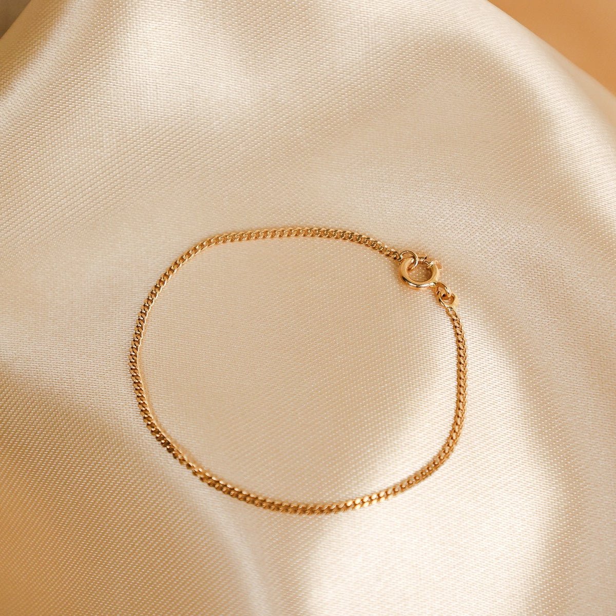 Pulseira Malha Barbela em Ouro 19kl (15.7cm) - Loja do Ouro