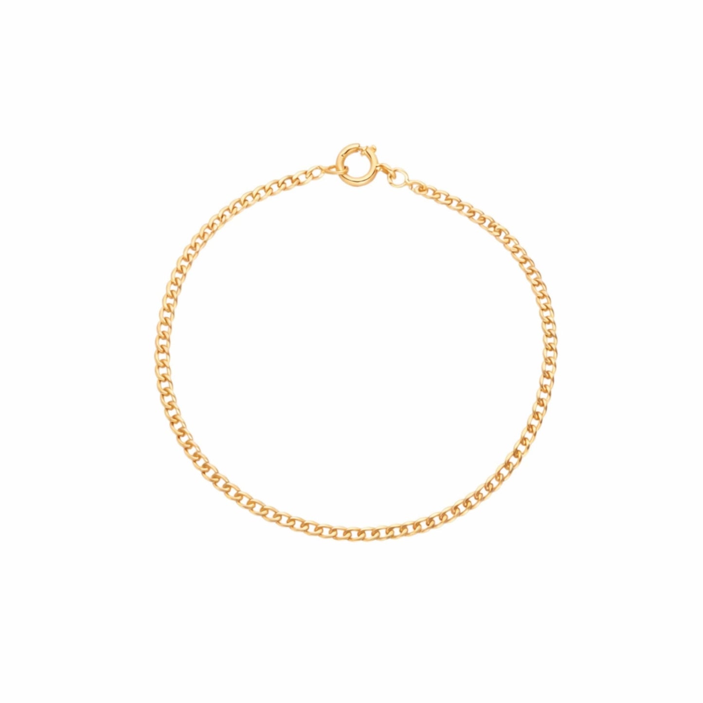 Pulseira Malha Barbela em Ouro 19kl (15.7cm) - Loja do Ouro