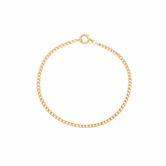 Pulseira Malha Barbela em Ouro 19kl (15.7cm) - Loja do Ouro