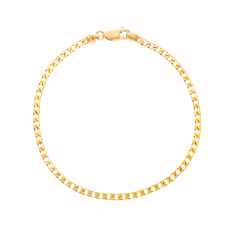 Pulseira Malha Cubana em Ouro 19kl (18.5cm) - Loja do Ouro