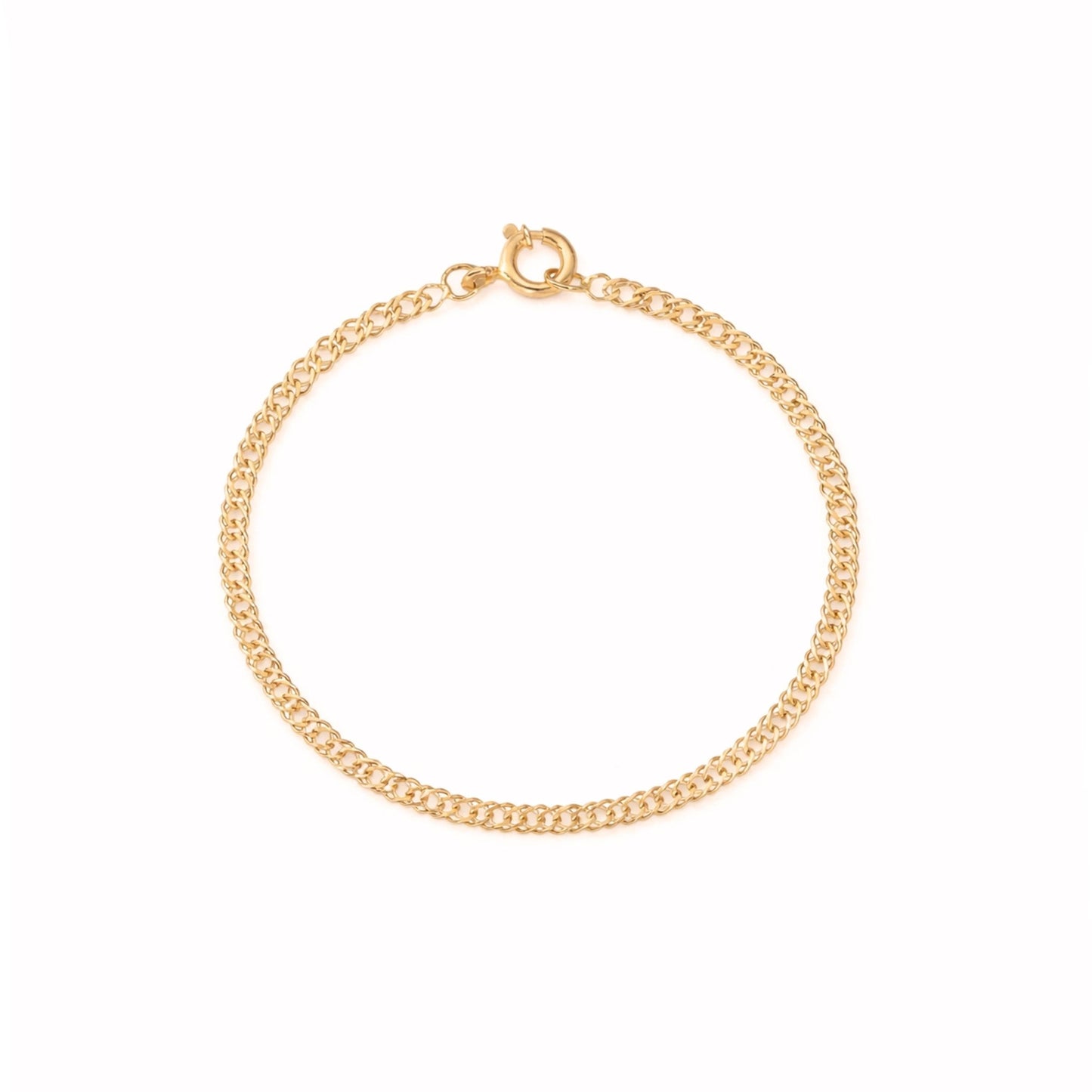 Pulseira Malha Dupla em Ouro 19kl (12.7cm) - Loja do Ouro