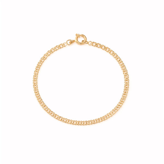 Pulseira Malha Dupla em Ouro 19kl (12.7cm) - Loja do Ouro