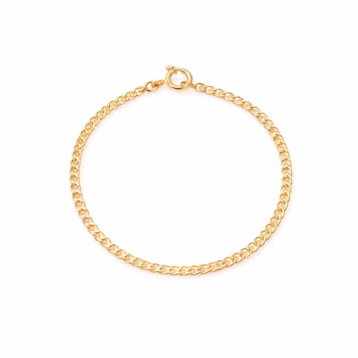 Pulseira Malha Elos Love em Ouro 19kl (13.5cm) - Loja do Ouro