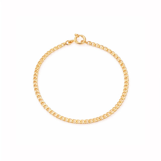 Pulseira Malha Elos Love em Ouro 19kl (13.5cm) - Loja do Ouro