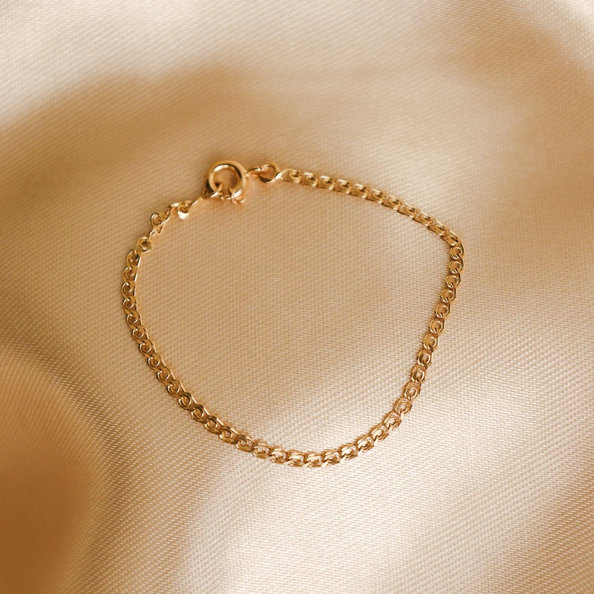 Pulseira Malha Elos Love em Ouro 19kl (13.5cm) - Loja do Ouro