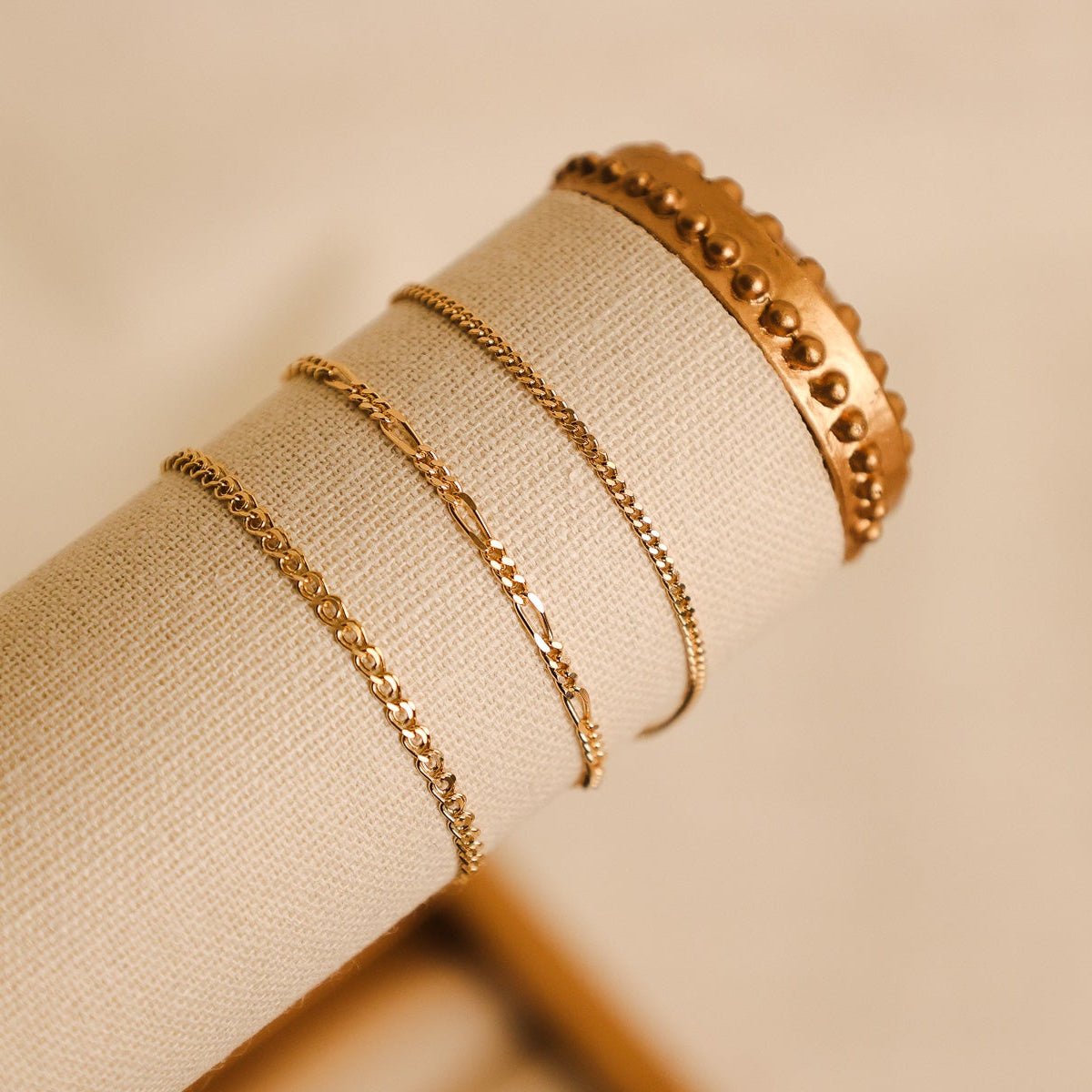 Pulseira Malha Elos Love em Ouro 19kl (13.5cm) - Loja do Ouro