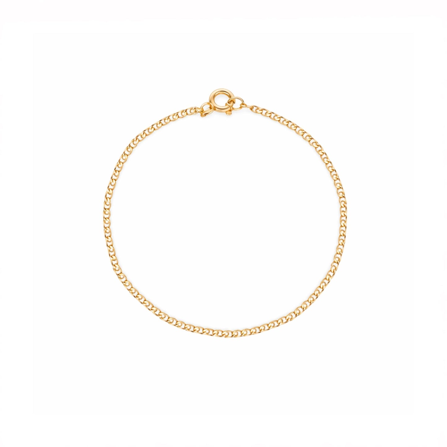Pulseira Malha Elos Love em Ouro 19kl (13.7cm) - Loja do Ouro