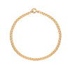 Pulseira Malha Friso em Ouro (18cm) - Loja do Ouro