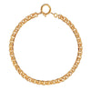 Pulseira Malha Friso em Ouro (21cm) - Loja do Ouro