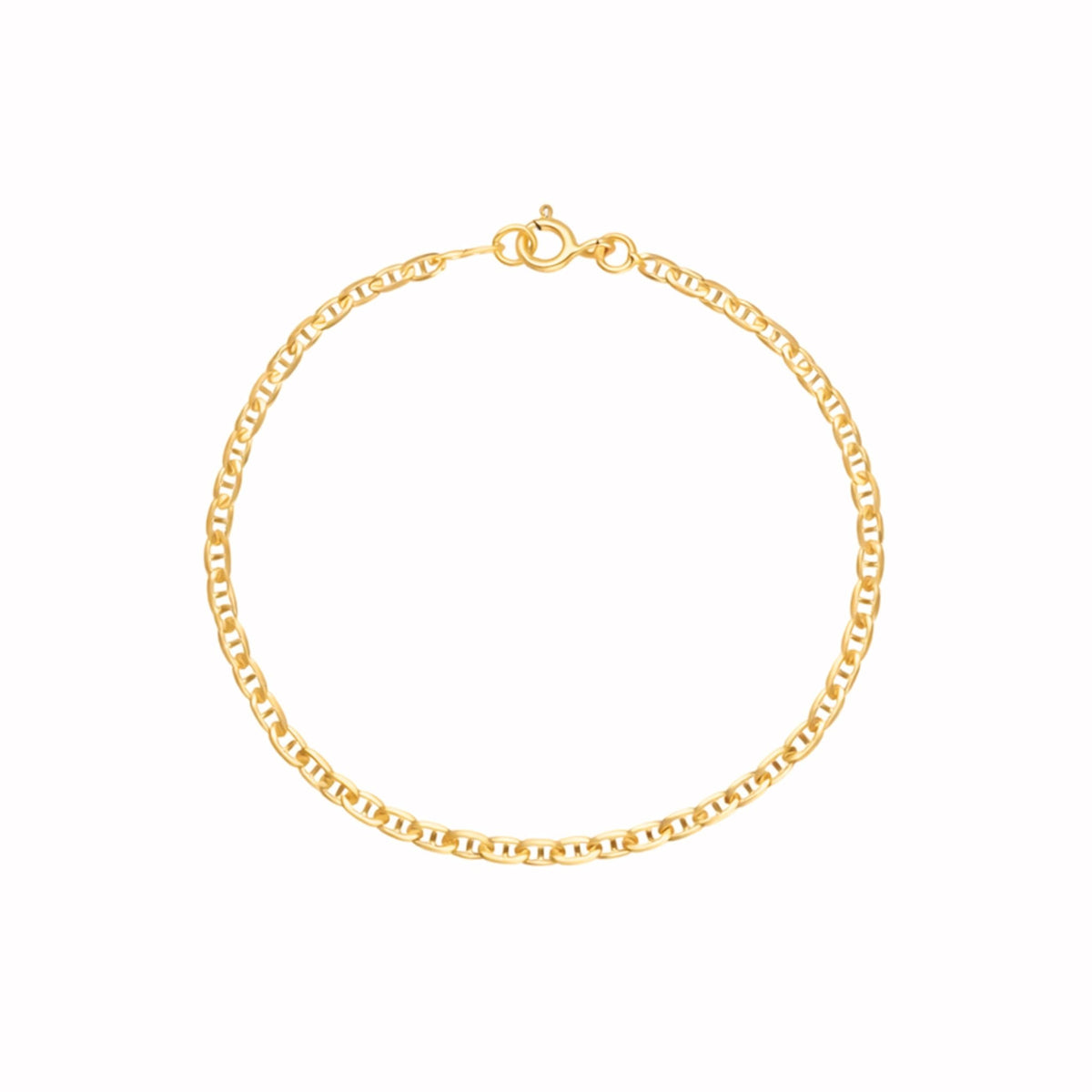 Pulseira Malha Marinheiro em Ouro 19kl (15.7cm) - Loja do Ouro