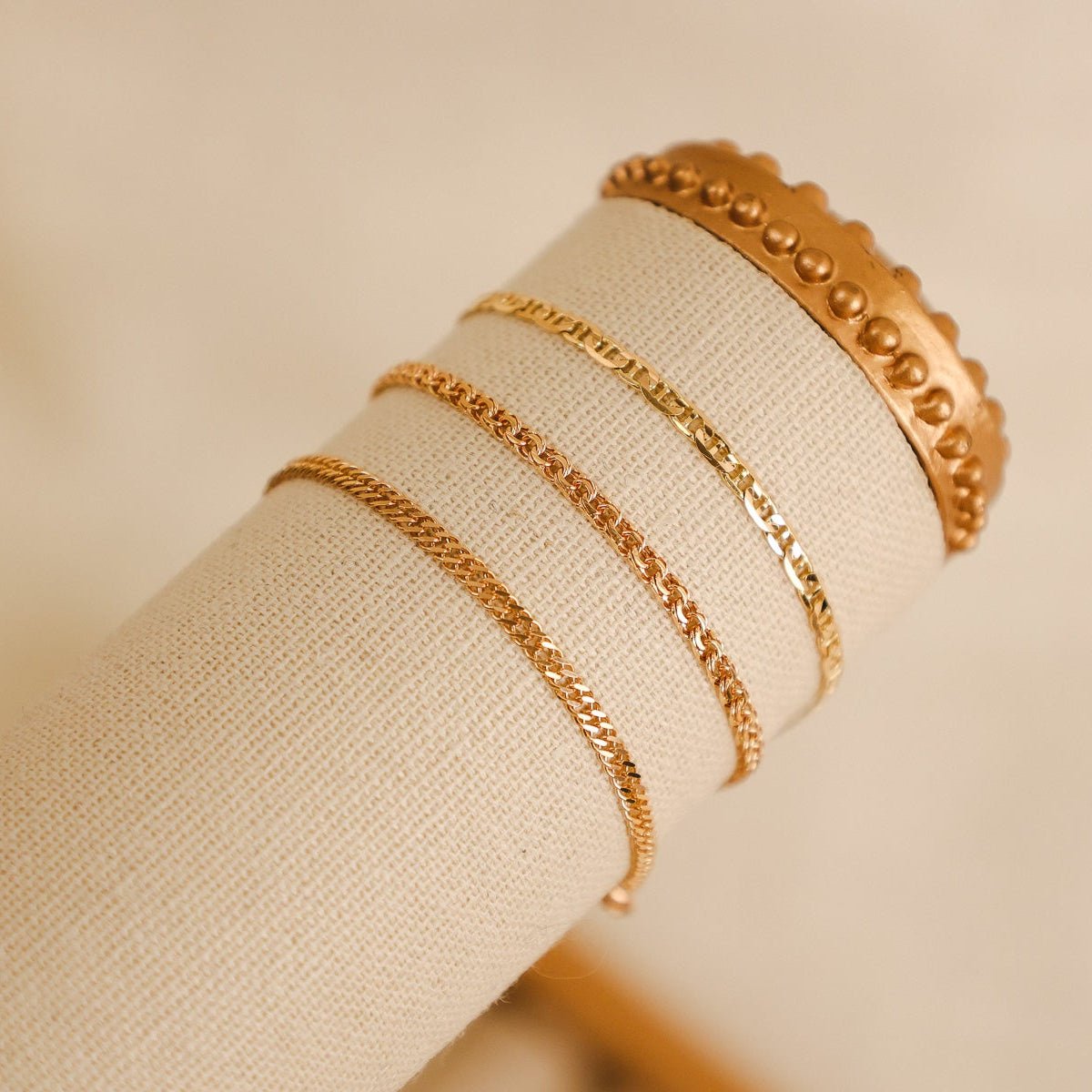 Pulseira Malha Marinheiro em Ouro 19kl (15.7cm) - Loja do Ouro