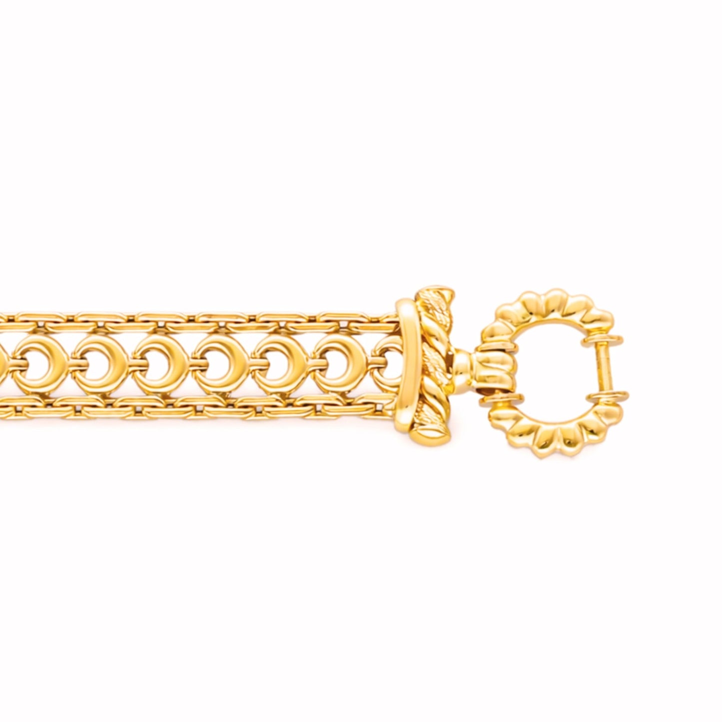 Pulseira Malha Tapete em Ouro 19kl (17.5cm) - Loja do Ouro