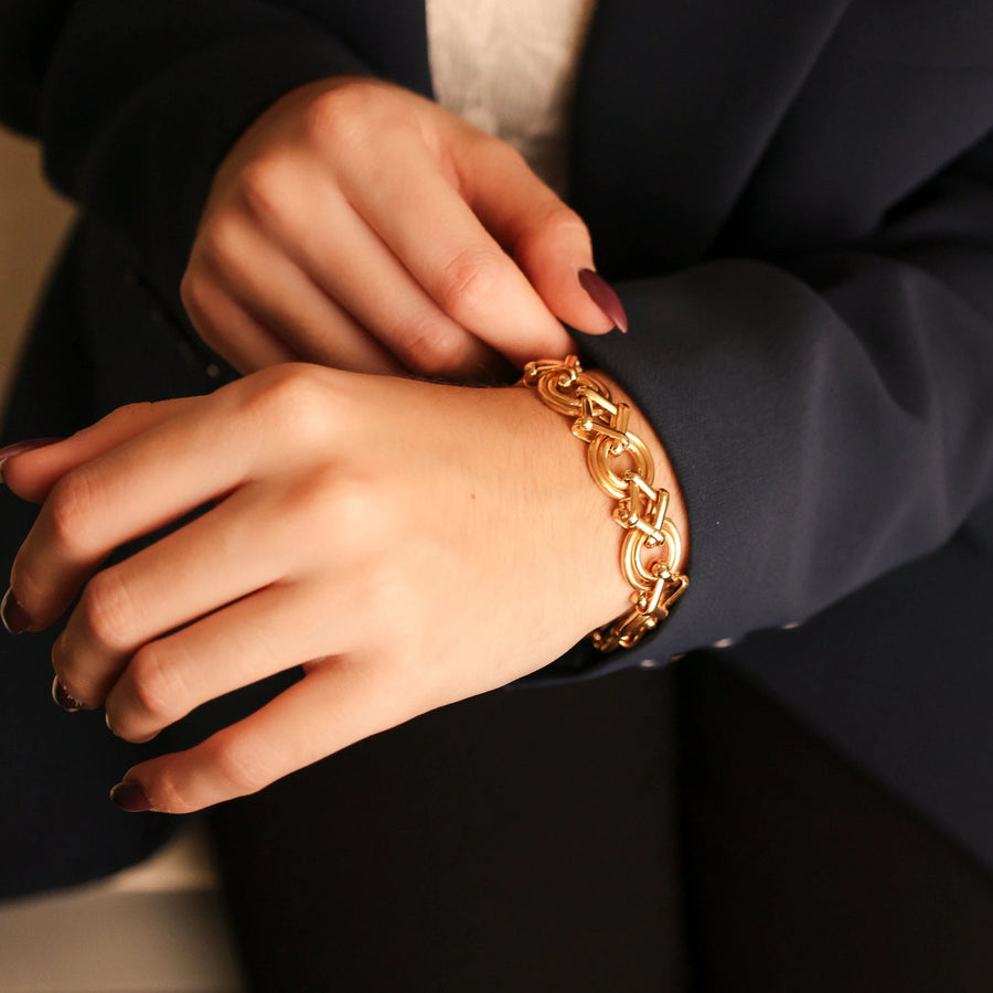 Pulseira Marquesa em Ouro 19kl (20.1cm) - Loja do Ouro