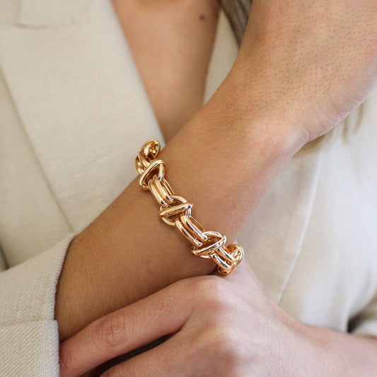 Pulseira Marquesa em Ouro 19kl (21cm) - Loja do Ouro