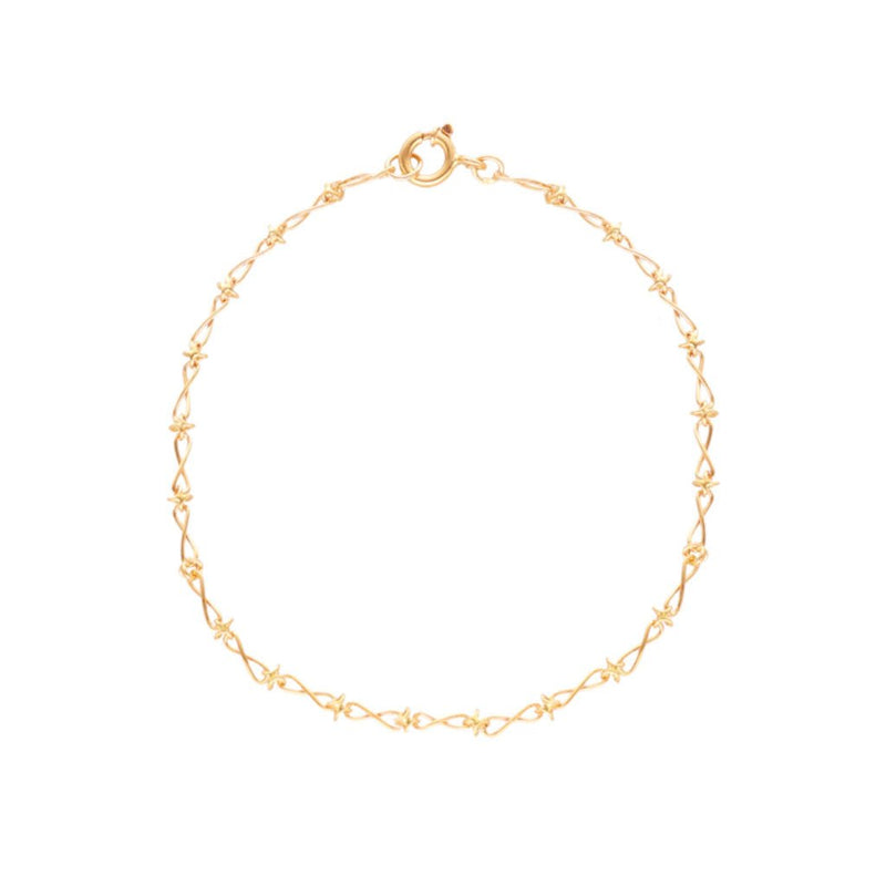 Pulseira Nós em Ouro 19kl (18cm) - Loja do Ouro