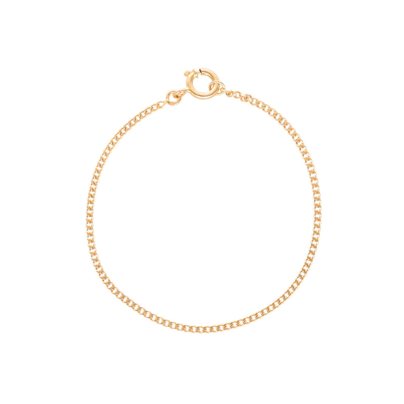 Pulseira para Criança em Ouro 19kl com Malha Barbela (14cm) - Loja do Ouro