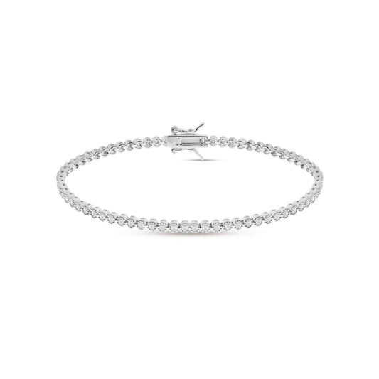 Pulseira Riviera em Prata com Zircónias - Loja do Ouro