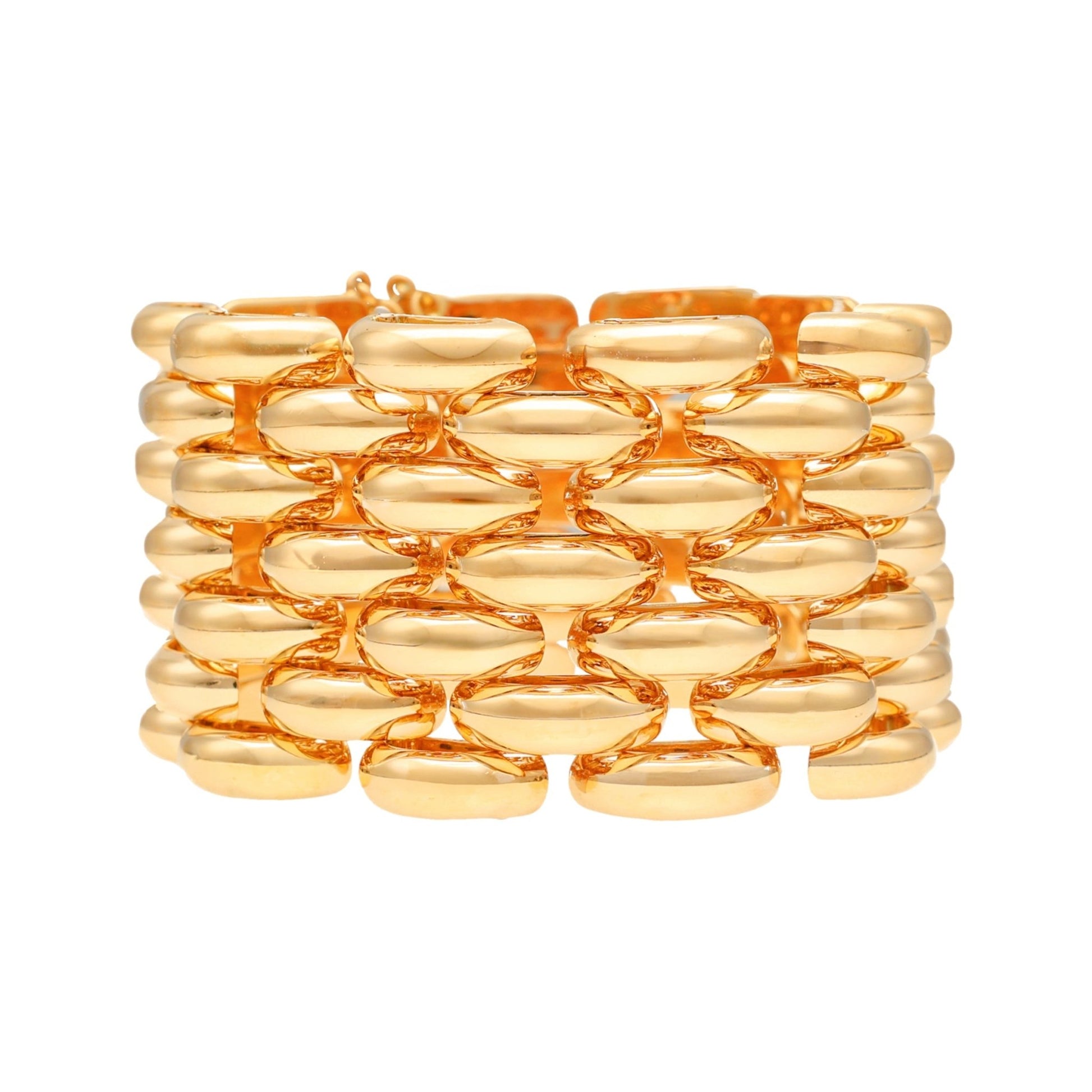 Pulseira Tapete em Ouro 19kl (19cm) - Loja do Ouro