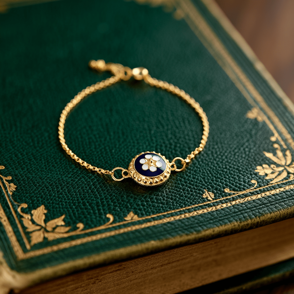 Pulsera de ternura en plata chapada en oro (16