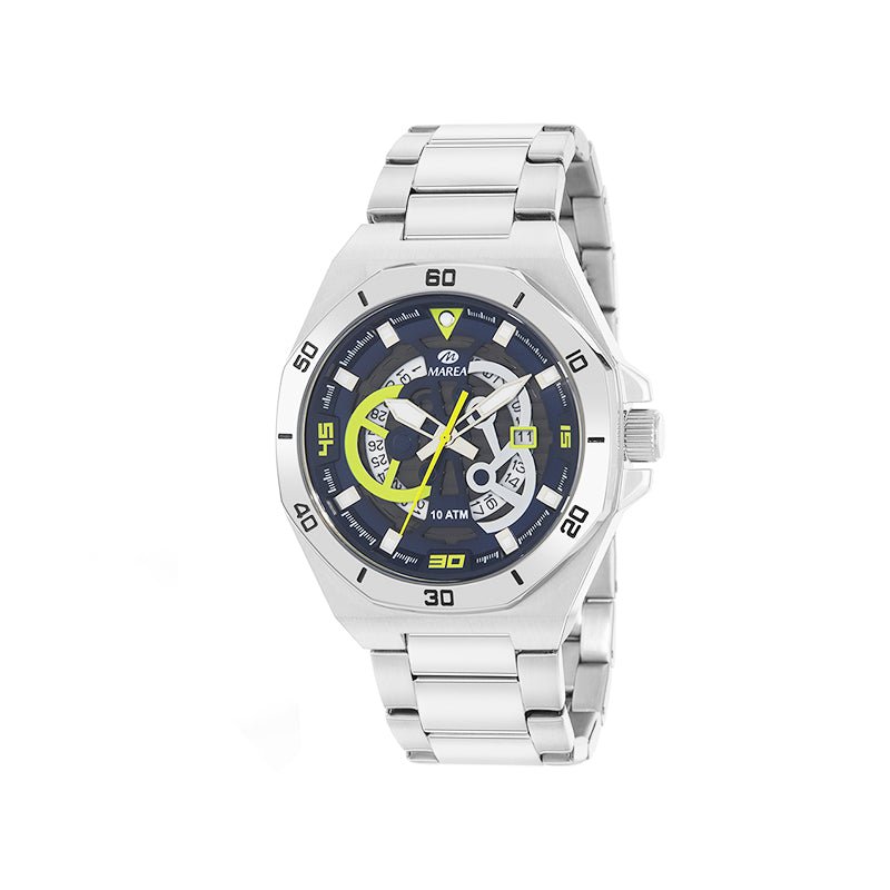 Reloj Chronos verde lima para hombres - Gold Store Premium