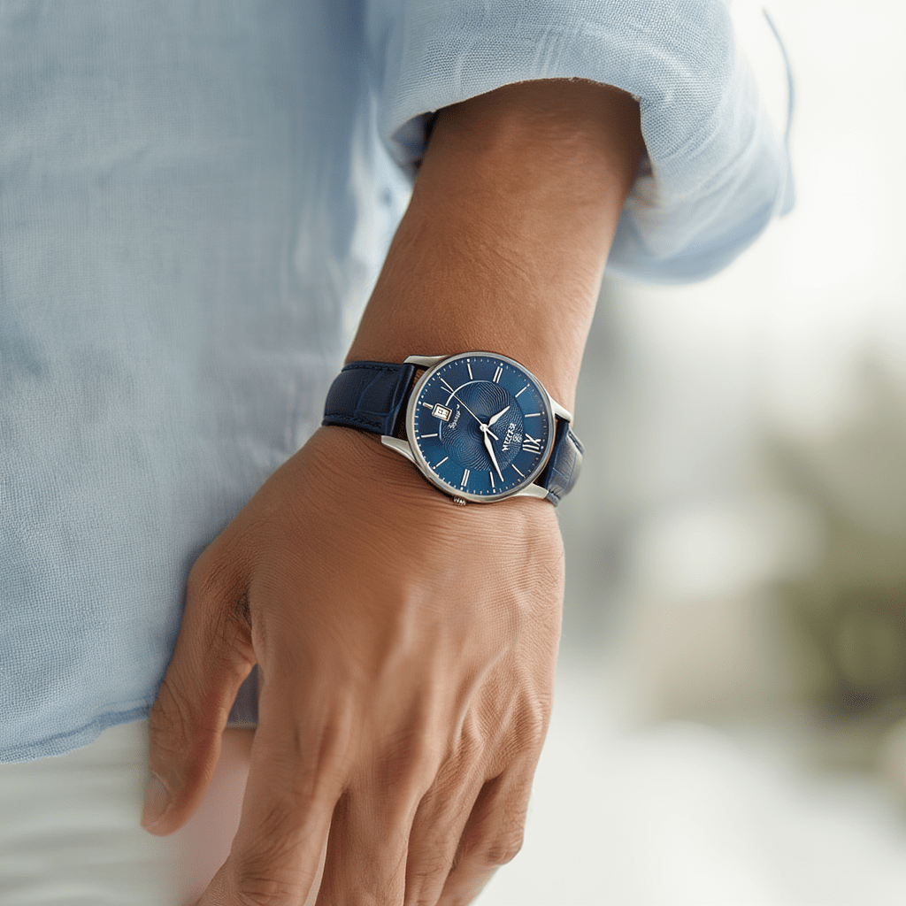 Relógio Classic Blue para Homem - Loja do Ouro