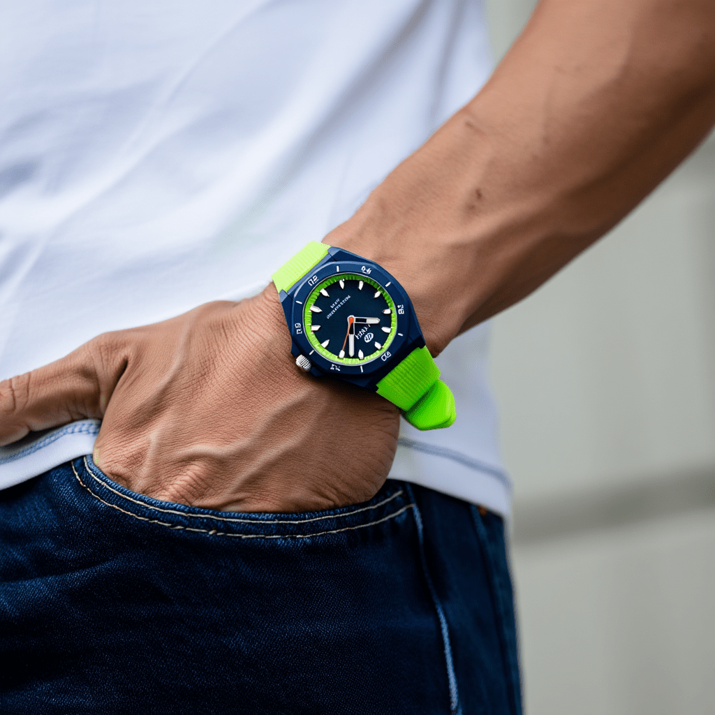 Relógio Neon para Homem - Loja do Ouro