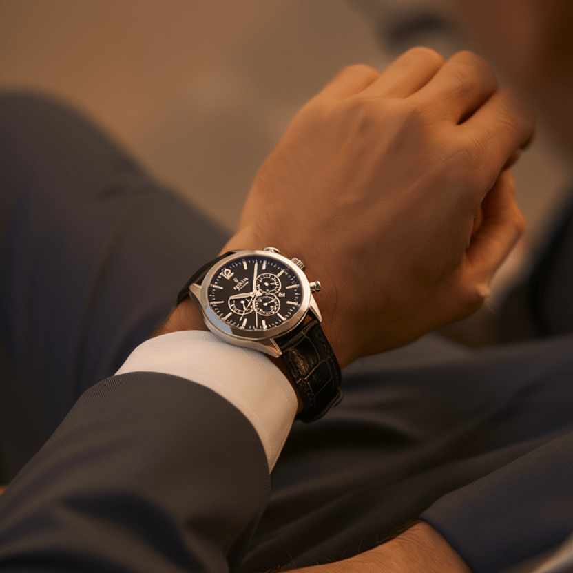 Relógio Timeless Black Chrono para Homem - Loja do Ouro
