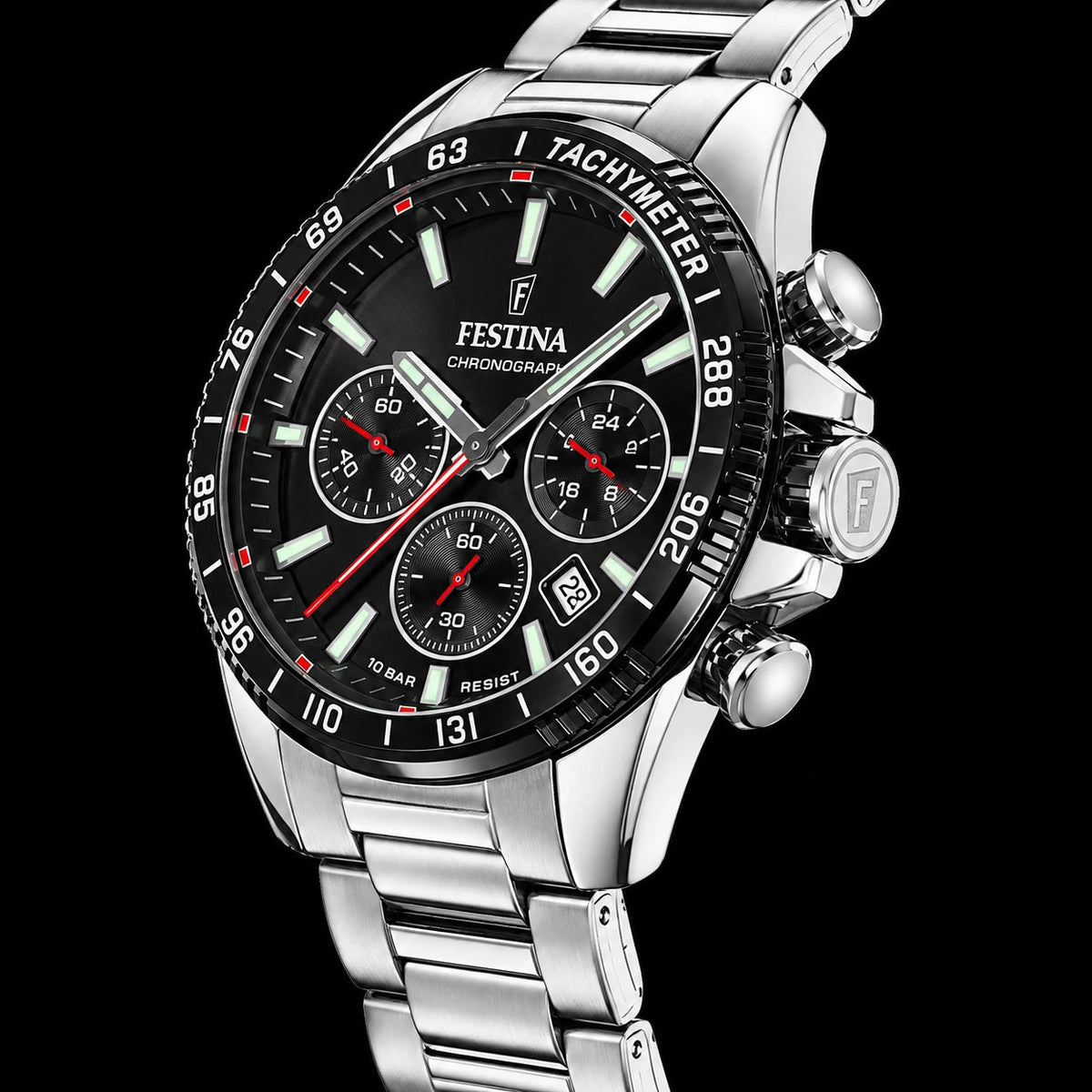 Relógio Timeless Black Chronograph mm para Homem - Loja do Ouro