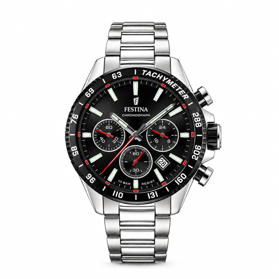 Relógio Timeless Black Chronograph mm para Homem - Loja do Ouro